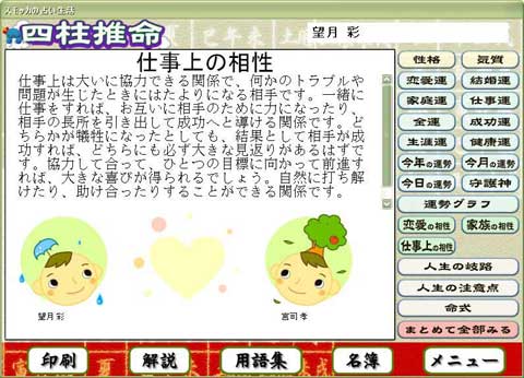 四柱推命　相性占い